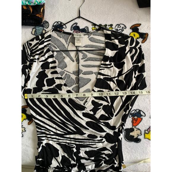 CACHE Faux Wrap Dress Size Small Bodycon Sexy Career - Picture 8 of 9